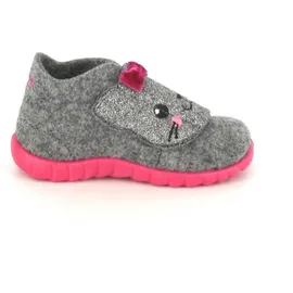 superfit HAPPY Slipper Hellgrau/Pink 21