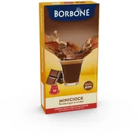 Caffè Borbone MiniCiock - Getränk mit Schokoladengeschmack - 60 Kapseln (6 Packungen mit 10 Stück) - Kompatibel mit Nespresso®* Haushalts-Espressomaschinen