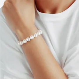 Rafaela Donata Perlenarmband Muschelkernperle weiß RD439 Größe 19 cm