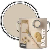 Rust-Oleum ultra strapazierfähige, extra deckende, abwaschbare, beige matte Wandfarbe - Karamell 2,5 Litres