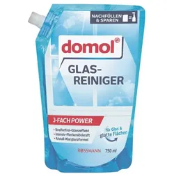 domol Glasreiniger »3-FACHPOWER« 750 ml Nachfüllbeutel transparent
