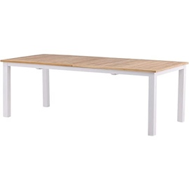 Venture Home Panama - Table 224/324 * 100 - White Alu/Teak