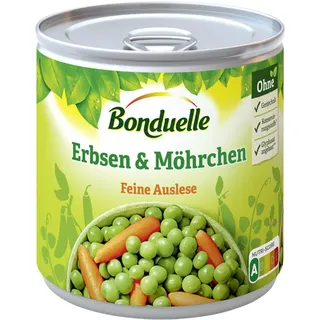 Bonduelle Erbsen mit Möhrchen feinste Auslese 400 g