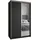 masseno Schwebetürenschrank TAVI 120 x 205 x 60 cm Schwarz