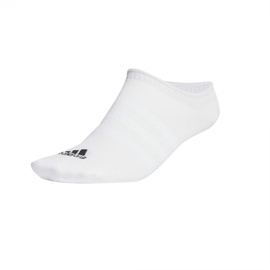 adidas Unisex Thin and Light 3 Pairs Sneaker-Socken, White/Black, XL