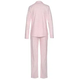 VIVANCE DREAMS Damen Pyjama rosa-weiß Gr.32/34