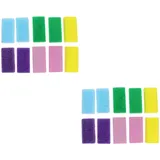 Healvian 30stücke Teiliges Fußschrubber Pu Pediküre Steine Exfoliation Und Hornhautentfernung Vielseitig Einsetzbar Für Entspannende Fußpflege Verschiedenen Farben