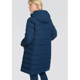 CMP WOMAN Coat FIX Hood blue ink