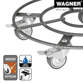 United Pflanzenroller Ø 38 x 9 cm Stahl grau