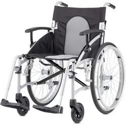 Transportrollstuhl BISCHOFF & BISCHOFF "Vida 22"", grau, RollstühleB:68cm H:89cm L:10,3cm, Die perfekte Wahl für Reisen und Mobilität unterwegs, nur 11 kg, B:68cm H:89cm L:10,3cm
