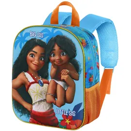 Disney Vaiana Sisters-Elite 3D Rucksack, Mehrfarbig, 26 x 31 cm, Kapazität 8 L