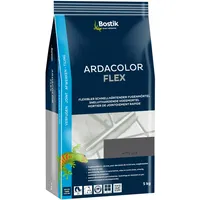 Bostik Ardacolor Flex Fuge Fliesen Fugenmörtel 5 kg anthrazit