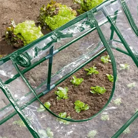 Parkside Frühbeet mit UV-beständiger PVC-Folie Gewächshaus 120×60×60 cm - Grün