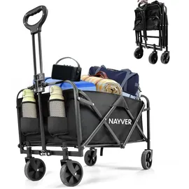nayver Bollerwagen faltbar schwarz