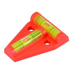 Mini-Wasserwaage mit Horizontal- und Vertikallibelle 60 x 45 mm