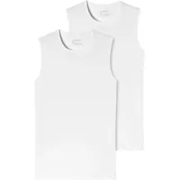 SCHIESSER T-Shirt 2er Pack in Weiß | Gr.: 3XL