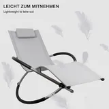 MuCoLa Relaxliege 200 x 60 x 93 cm Rot