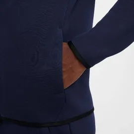 Nike Tech Fleece Kapuzenjacke Herren Schwarz/Blau L