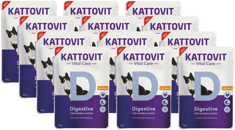 Kattovit Vital Care Digestive 12x85g (Rabatt für Stammkunden 3%)