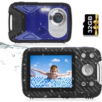 Digitalkamera mit SD-Karte, Vmotal Kamera 30MP/1080P FHD/2.8" Bildschirm/5 Meter unter Wasser/Upgrated GD8026 Mini Wasserdicht Kamera für Kinder/Kinder/Jugendliche/Studenten/Anfänger