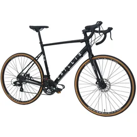 chilliz Gravelbike 28 Zoll GL.01 schwarz-matt Rahmenhöhe 54 cm Damen Herren 14 Gänge mech. Scheibenbremse - Schwarz