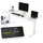 Yaasa Schreibtisch Desk Pro 180 x 80 cm Weiß
