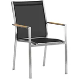 Zebra One Stapelsessel 57 x 63 x 92 cm dunkelgrau