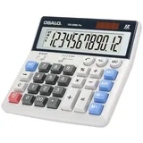 OSALO Taschenrechner große Tasten Extra großes Display 12-stelliger Tischrechner Bürorechner (OS-200ML)