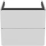 Ideal Standard Adapto Waschtischunterschrank T4300WG 2 Auszüge, 570 x 410 x 490 mm, hochglanz weiß lackiert