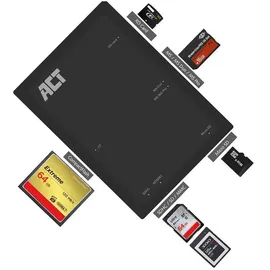 Act 5-in-1 Externer SD Kartenleser, für Micro SD/SD/MMC/SDHC/CF/XD/MS/MS Duo Speicherkarten, SD Kartenleser USB 3.0 - AC6370