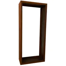 Estexo Kaminholzregal Edelrost 115 x 50 x 25 cm Stahl Braun
