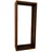 Estexo Kaminholzregal 115 x 50 x 25 cm Braun/Rot