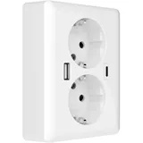2USB USB-Steckdose 2U-449221 Unterputz Weiß