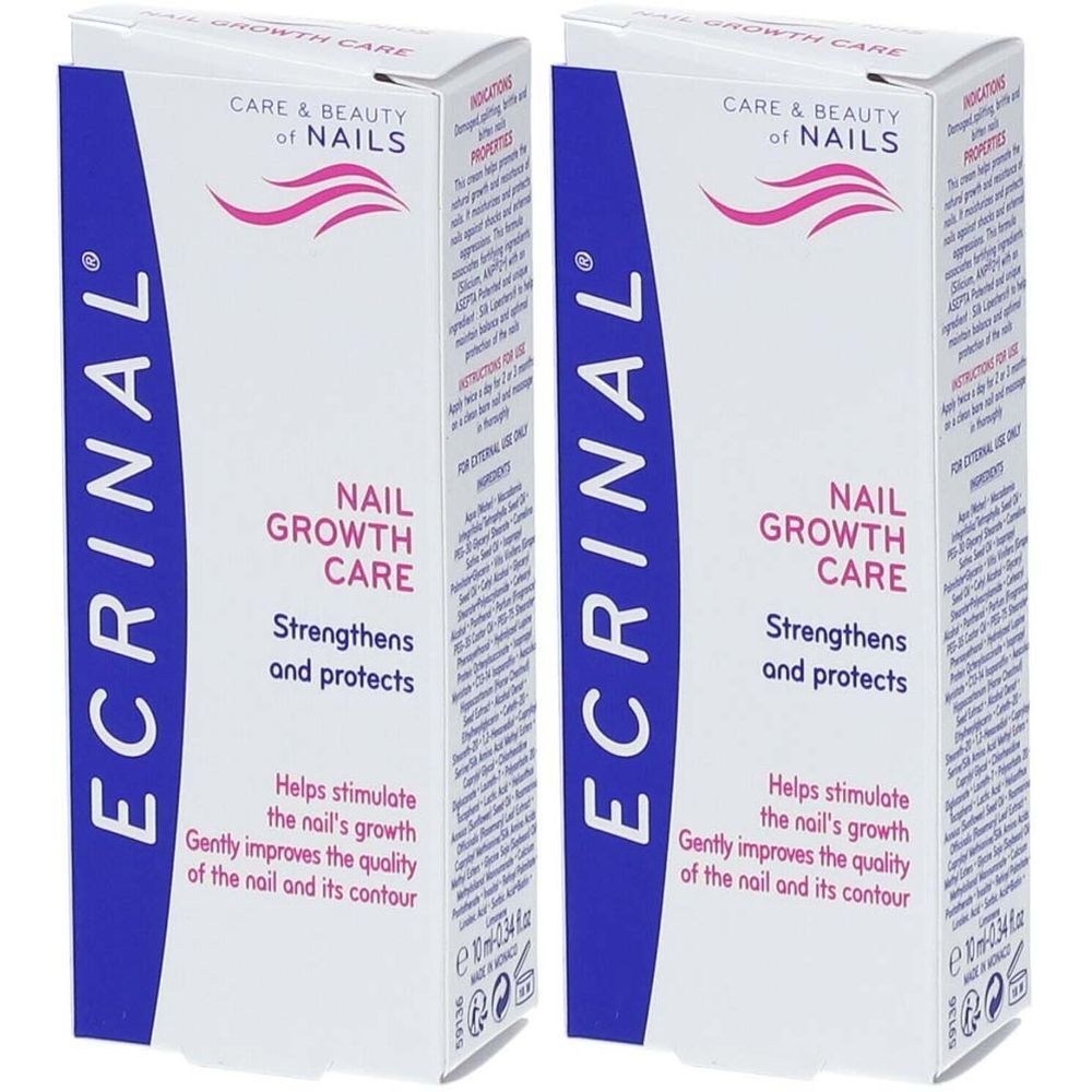 Asepta Ecrinal® Soin croissance & résistance 2x10 ml crème