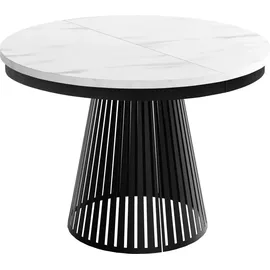 WFL GROUP Naro Ø 120 cm weiß