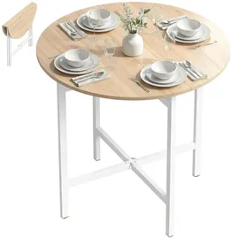 Homcom Küchentisch 80 x 76 cm beige