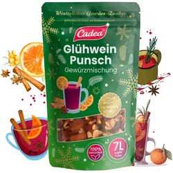 CADEA Glühwein Punsch Gewürzmischung 24 x 100g Wintergetränke Glühpunsch