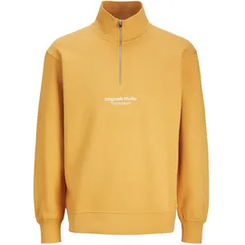 JACK & JONES Vesterbro Sweat Quarter Zip Halbreißverschluss-sweatshirt Honey Yellow M