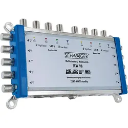 Sat-Multischalter - 9 auf 8, eco passiv, Betrieb ohne Stromanschluss