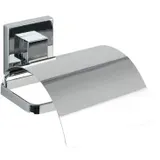 Wenko Toilettenpapierhalter Cover Quadro silber, 1 St.