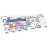 Logickeyboard Adobe Premiere Pro CC Kabelgebunden Tastatur Deutsch, QWERTZ Weiß Multimediatasten, U