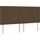 vidaXL Boxspringbett mit Matratze Dunkelbraun 180x200 cm Stoff