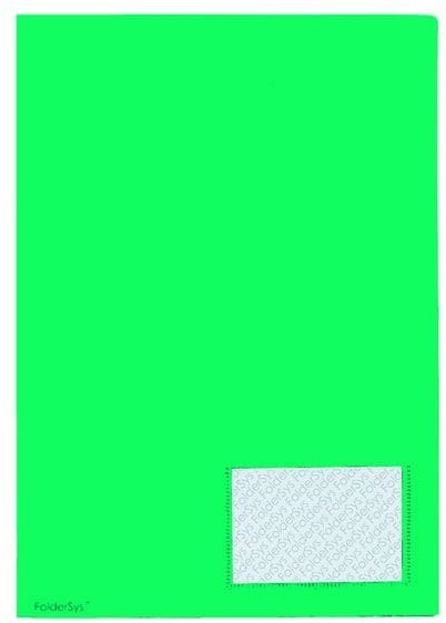 Angebotsmappe »Twin« grün, Foldersys, 22.5x30.6 cm