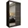 masseno Schwebetürenschrank MIRELLA 120 x 216 x 61 cm Grau