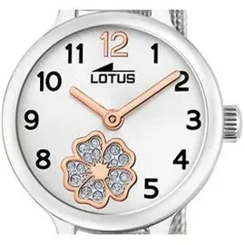 Festina 18659/3 Blume 36 mm Edelstahlgehäuse Silber/Milanaiseband Roségold