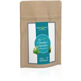 AMAZONAS Chlorella Spirulina Bio Mix 400mg Tablette