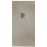 Piatto doccia effetto pietra 70x170 Tortora marmoresina pieno Piletta inclusa
