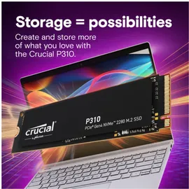 Crucial P310 1TB M.2 2280 PCIe Gen4 NVMe SSD