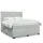 vidaXL Boxspringbett 180 x 200 cm Hellgrau
