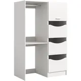 MID.YOU Waschmaschinenumbau-Set FREE 126 x 195 x 68 cm Weiß